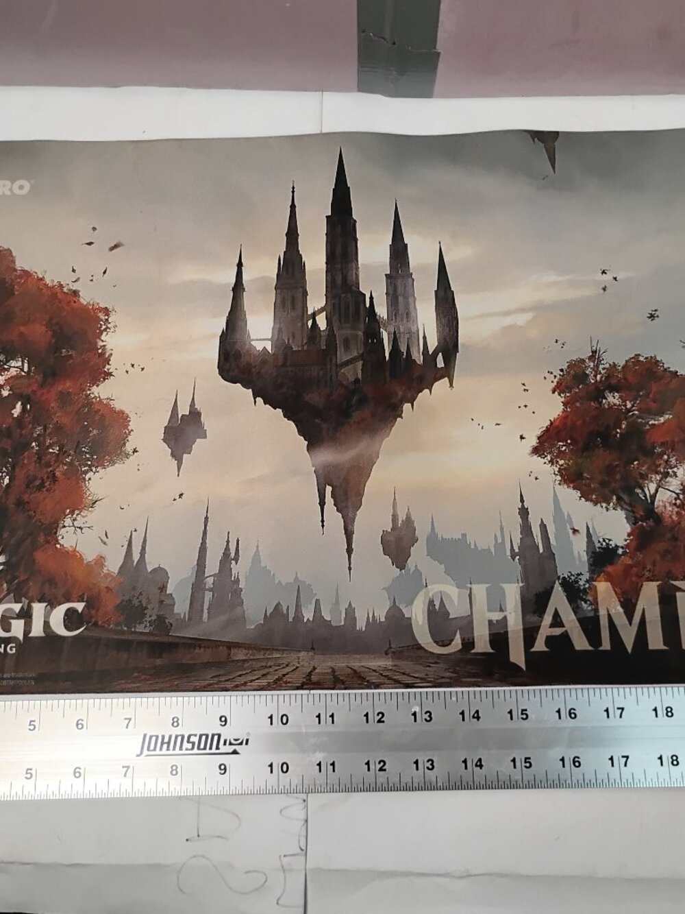 MTG Guilds of Ravnica Champ Playmat Ultra Pro 2018 Titus Lunter Floating Castle